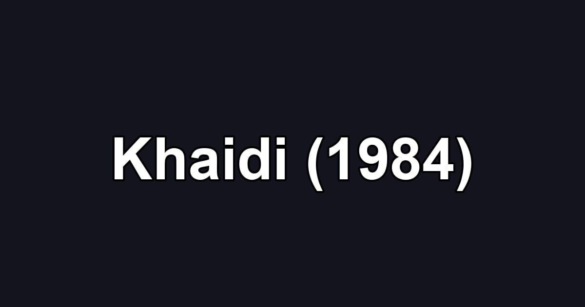 Khaidi (1984)