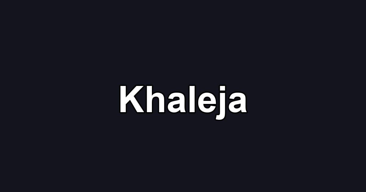 Khaleja