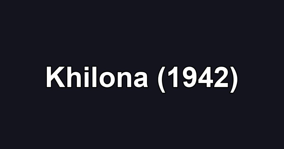 Khilona (1942)