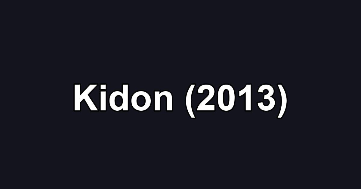 Kidon (2013)