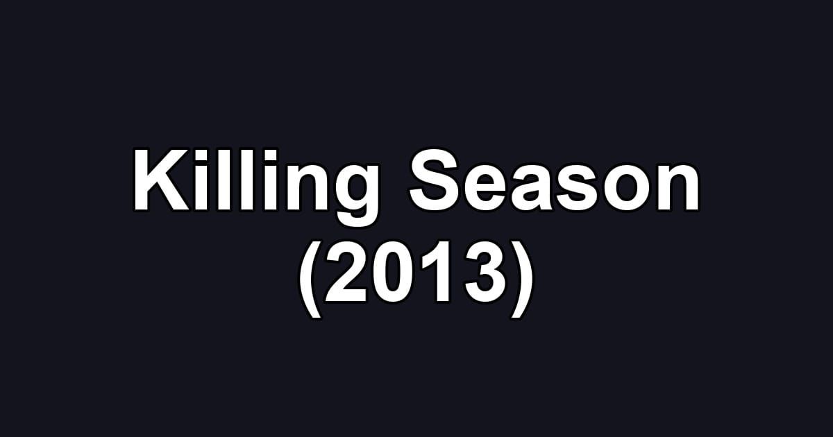 Killing Season (2013)