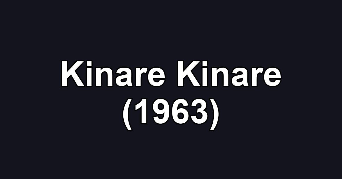 Kinare Kinare (1963)