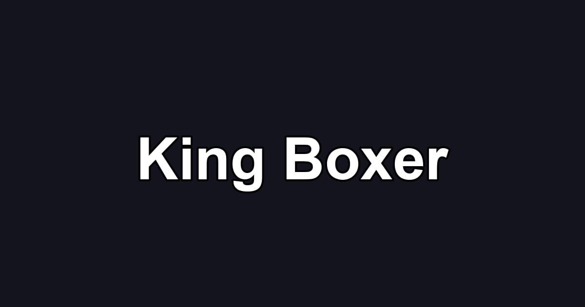 King Boxer