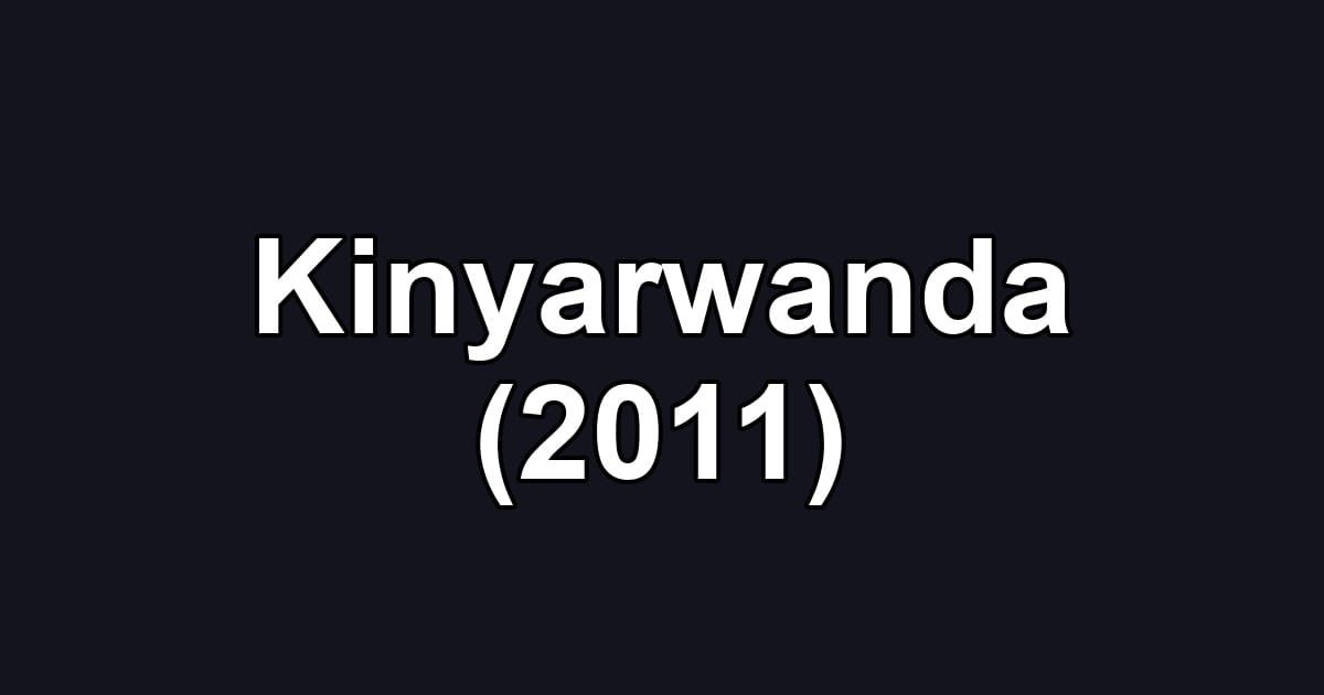 Kinyarwanda (2011)