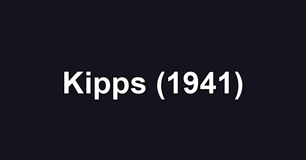 Kipps (1941)