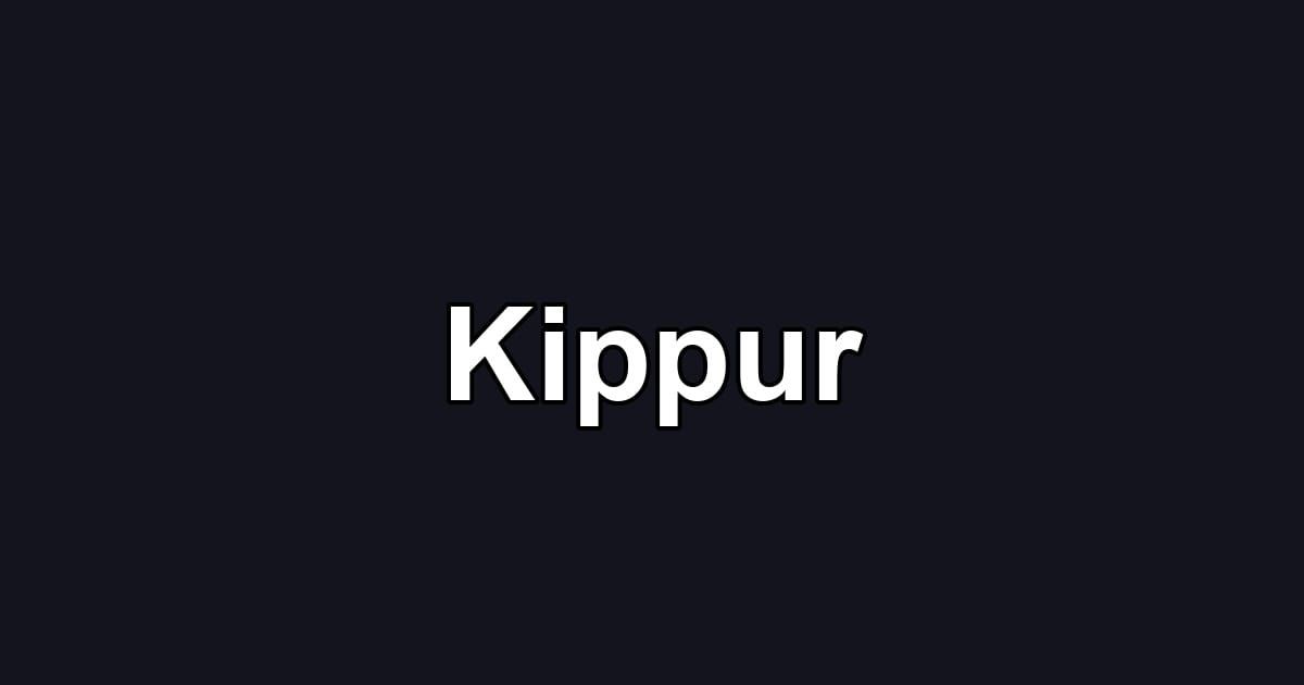 Kippur