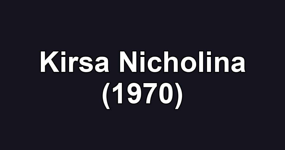 Kirsa Nicholina (1970)