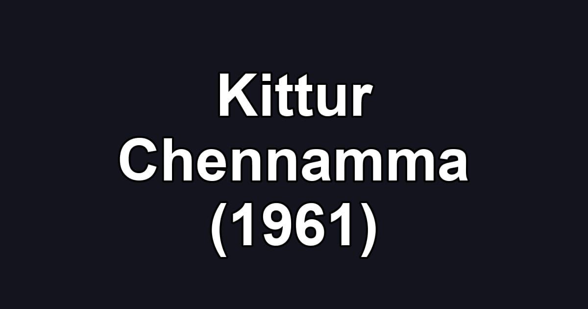 Kittur Chennamma (1961)