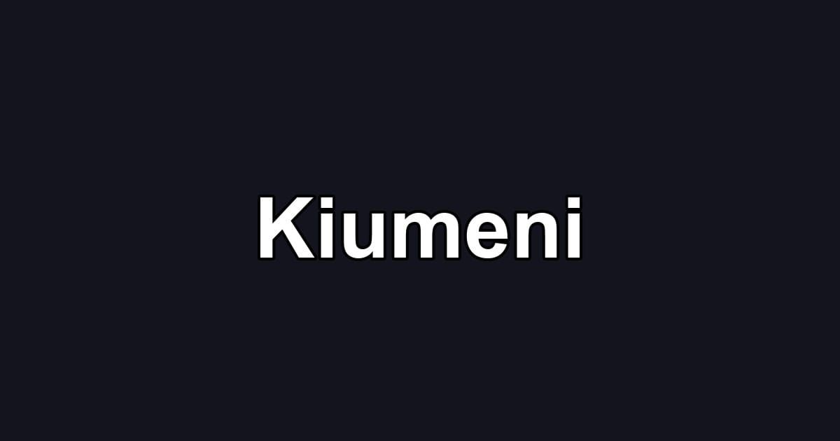 Kiumeni