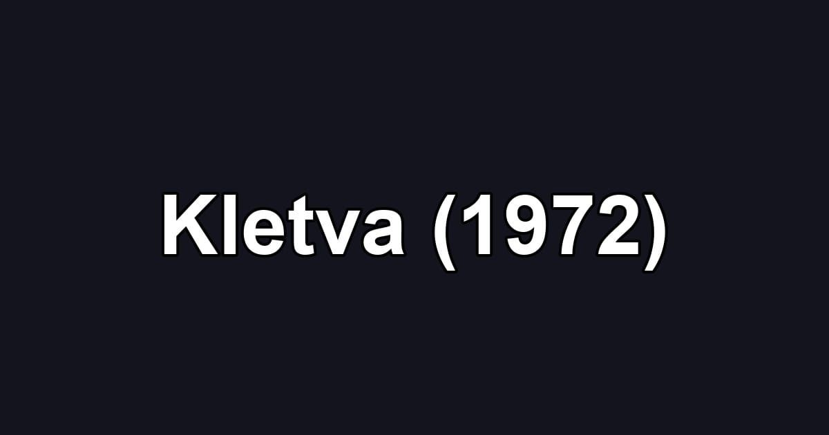 Kletva (1972)
