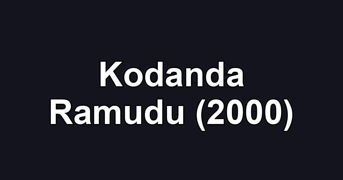 Kodanda Ramudu (2000)