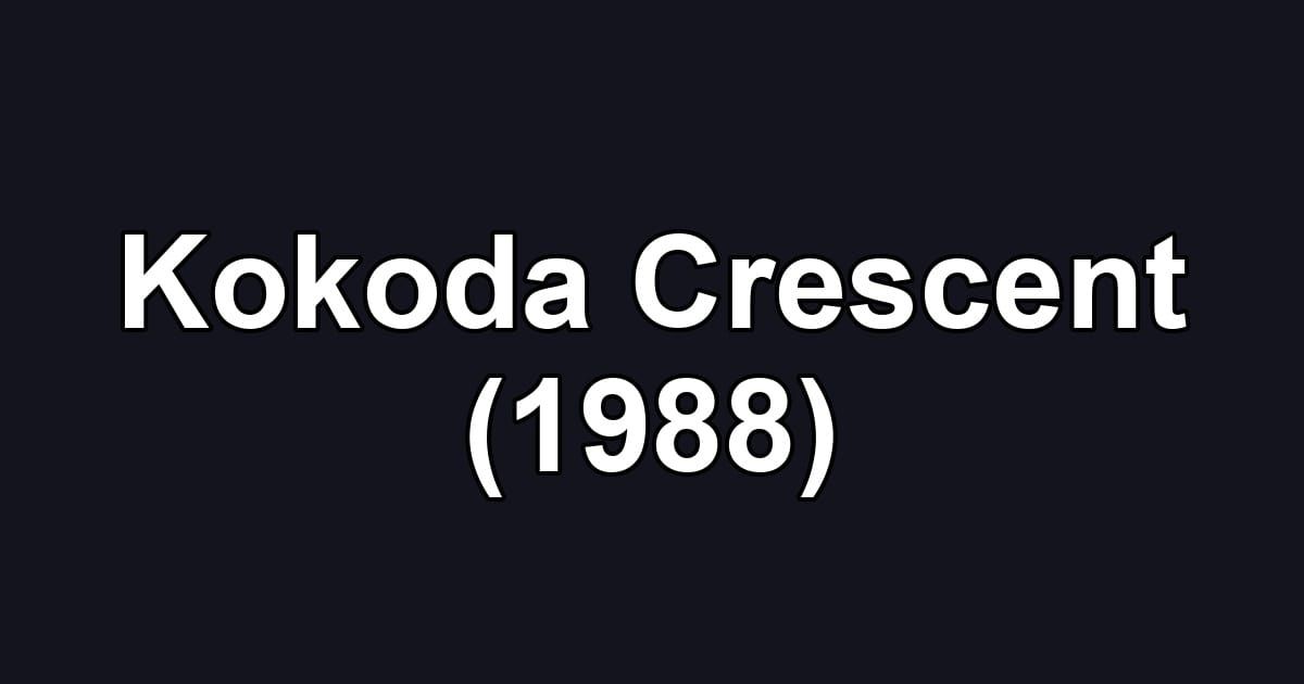 Kokoda Crescent (1988)