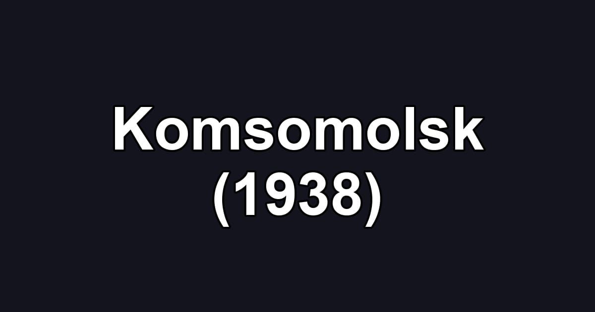 Komsomolsk (1938)