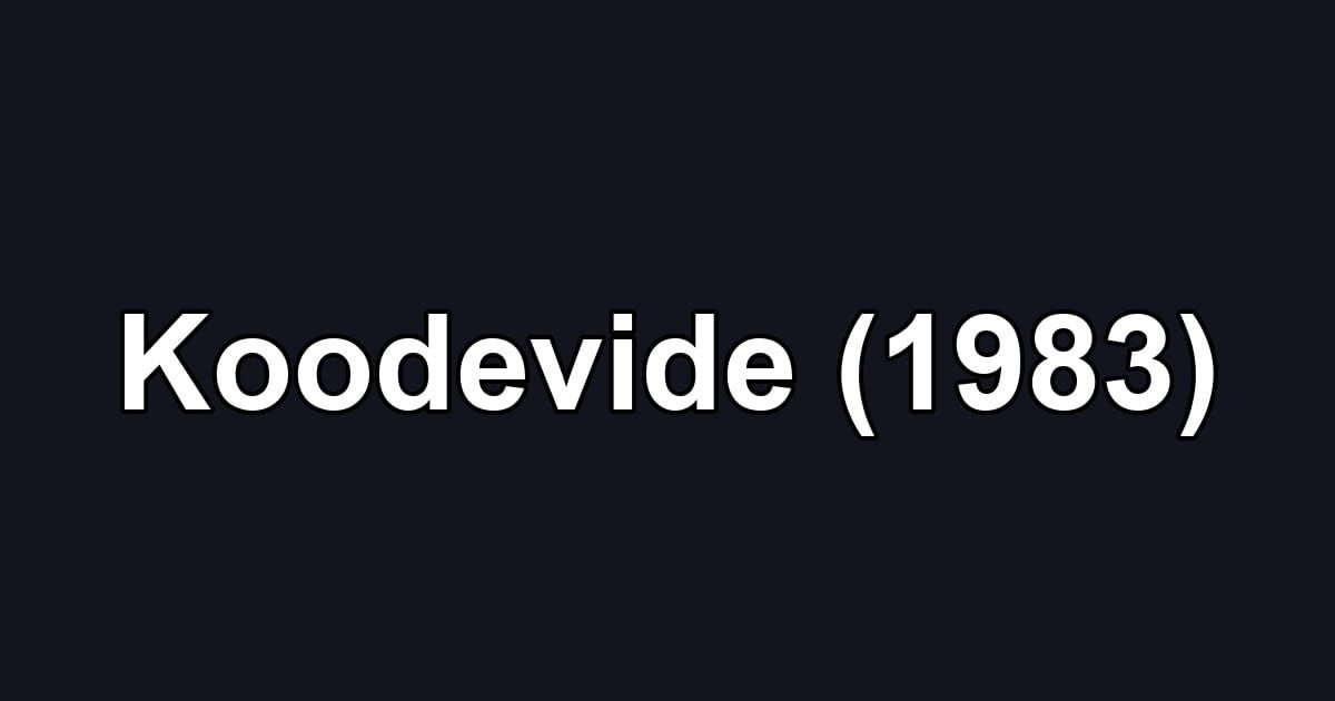 Koodevide (1983)