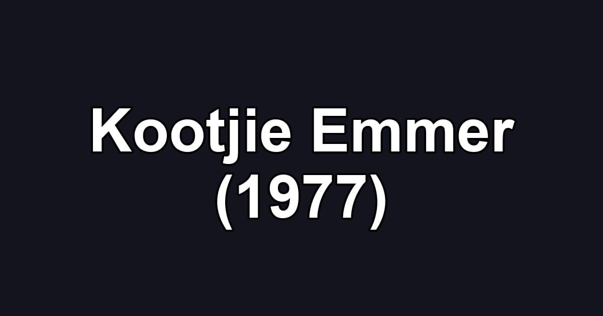 Kootjie Emmer (1977)