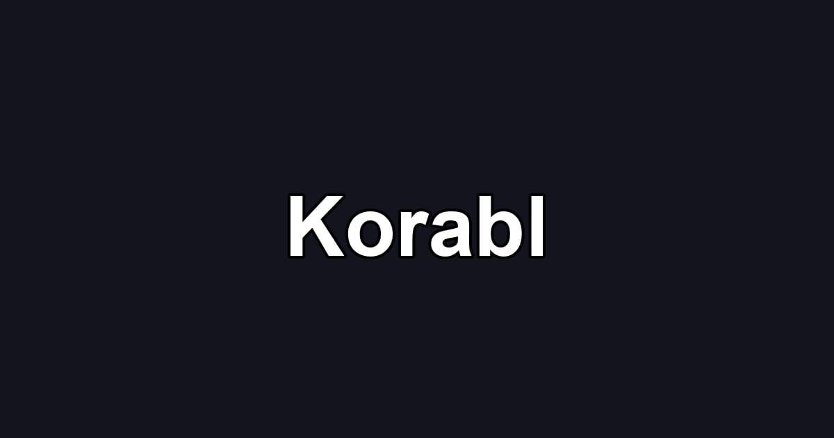 Korabl
