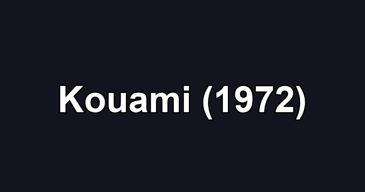 Kouami (1972)