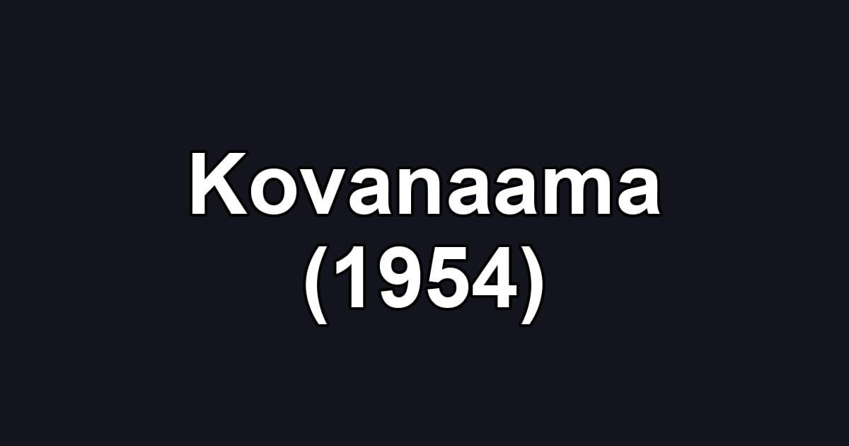 Kovanaama (1954)