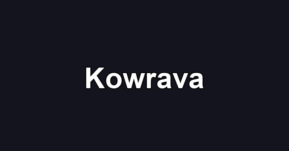 Kowrava