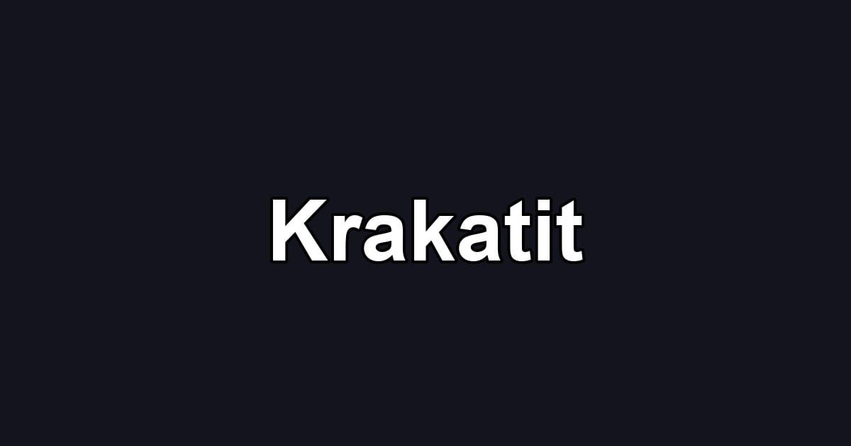 Krakatit