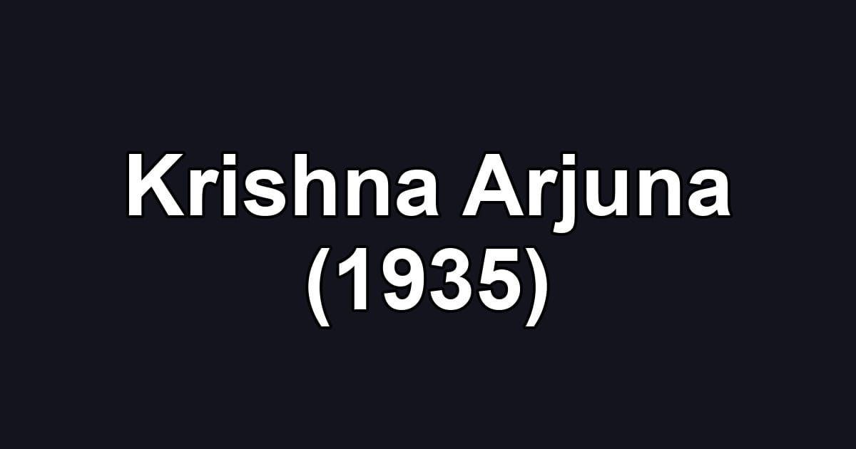 Krishna Arjuna (1935)