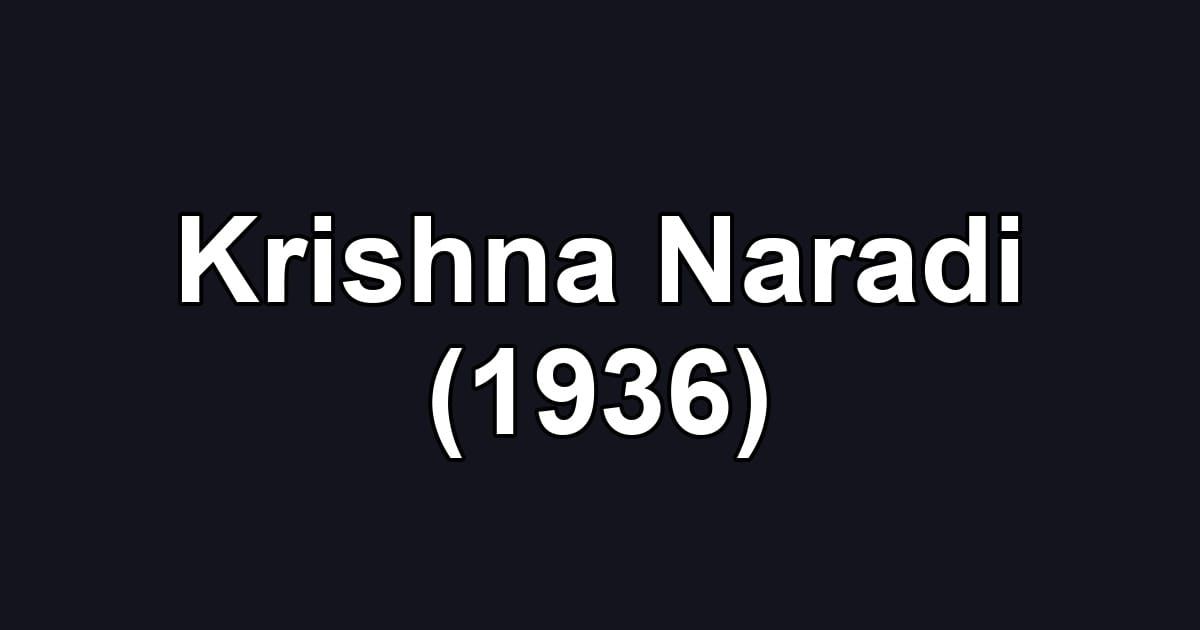 Krishna Naradi (1936)