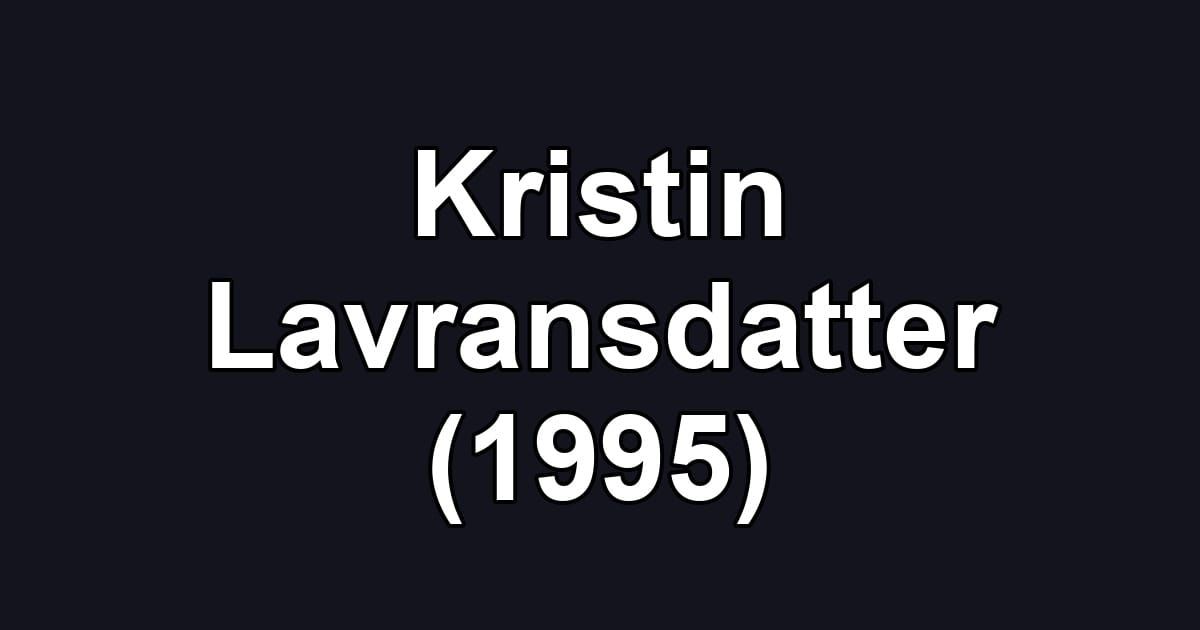 Kristin Lavransdatter (1995)
