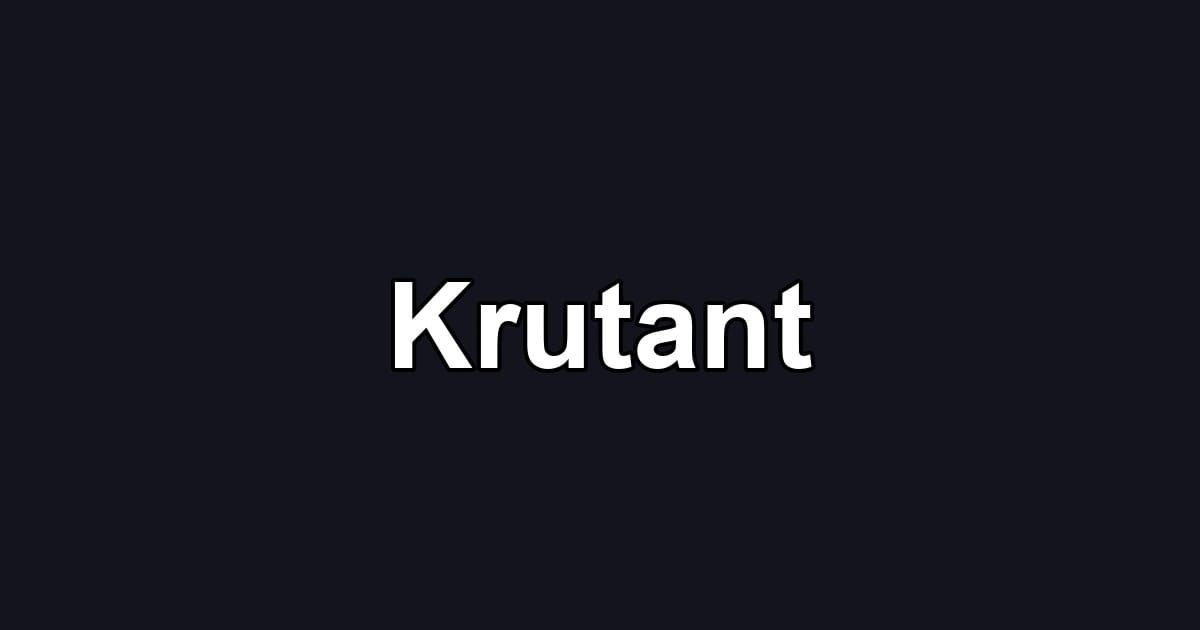 Krutant