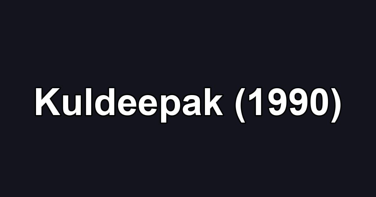 Kuldeepak (1990)