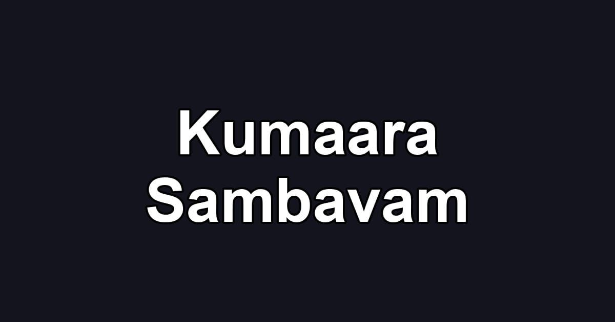 Kumaara Sambavam