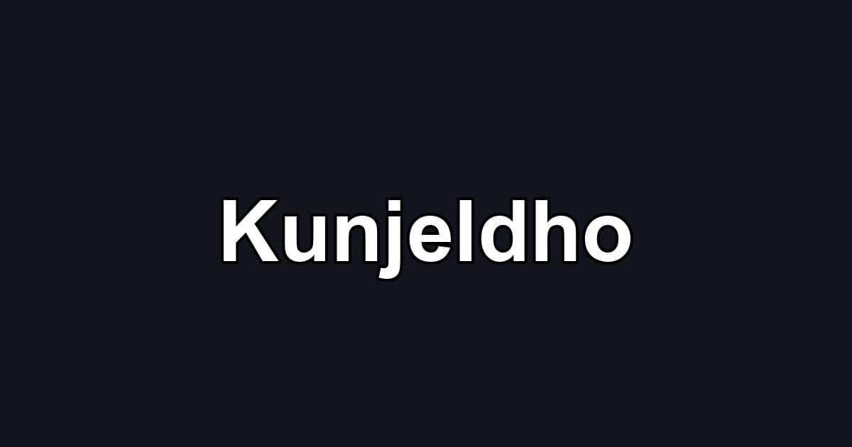 Kunjeldho