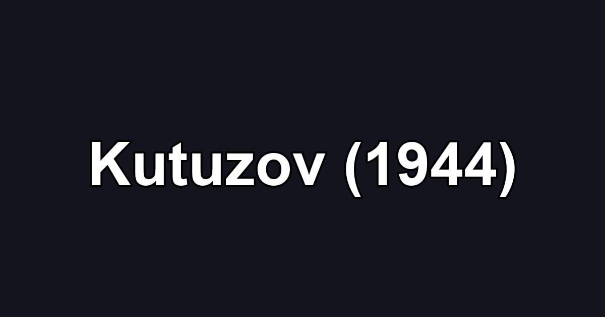 Kutuzov (1944)