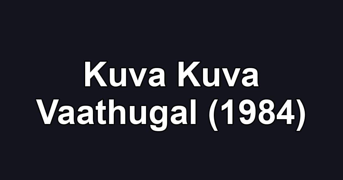 Kuva Kuva Vaathugal (1984)