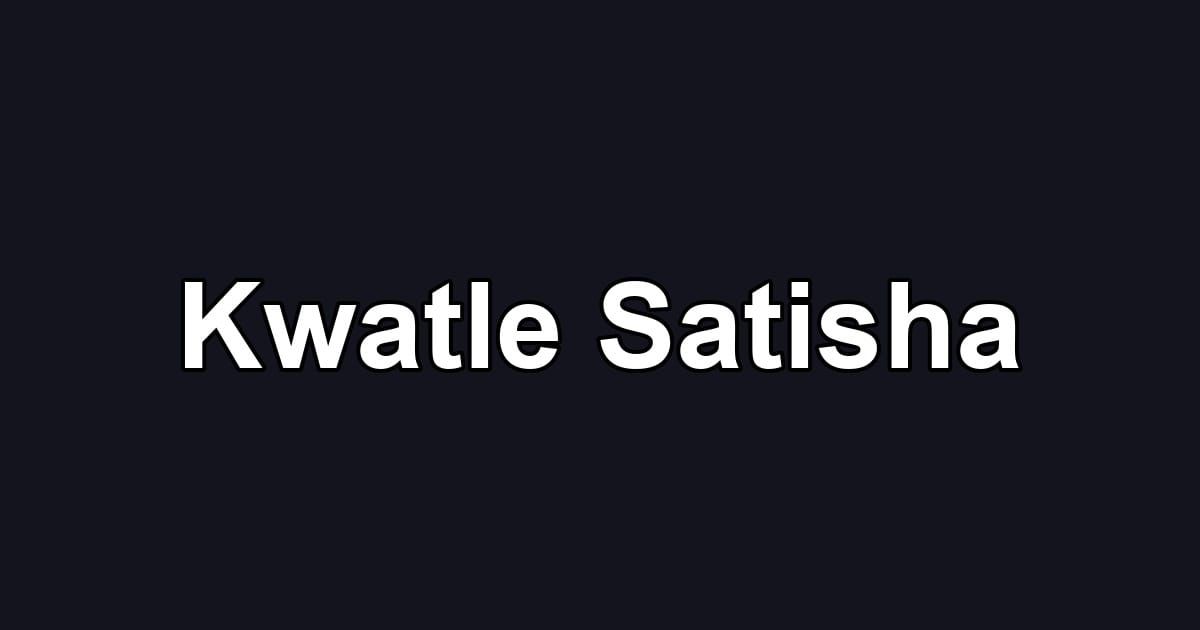 Kwatle Satisha