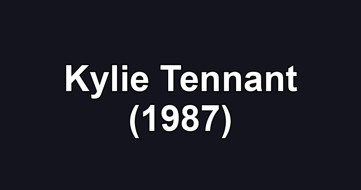 Kylie Tennant (1987)