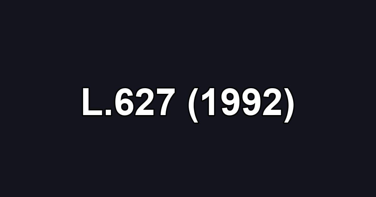 L.627 (1992)