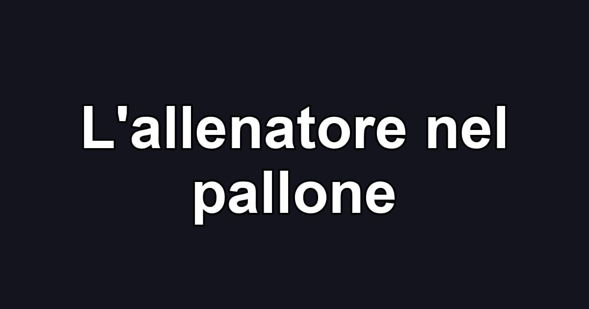 L'allenatore nel pallone