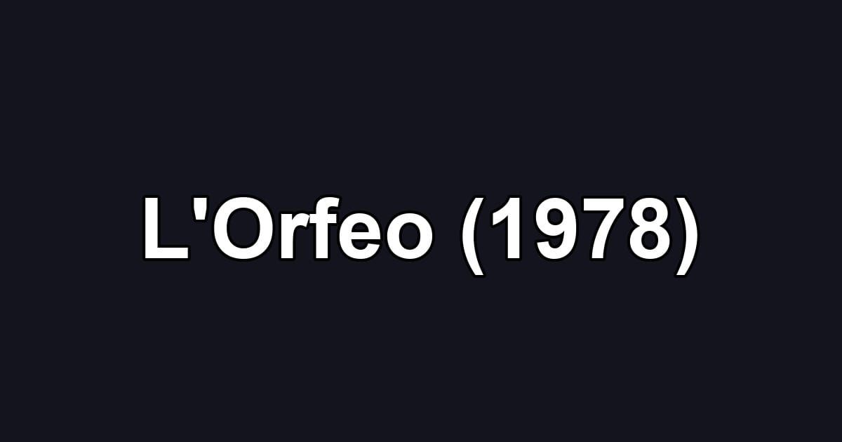 L'Orfeo (1978)