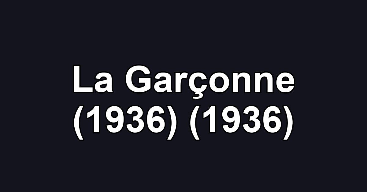 La Garçonne (1936) (1936)