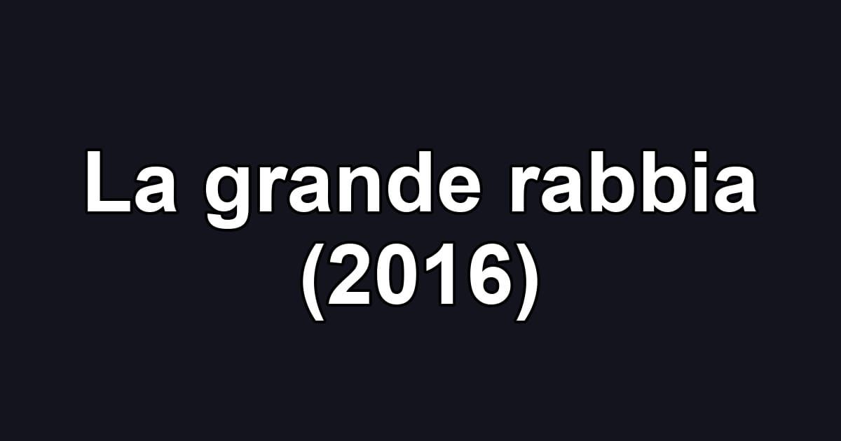 La grande rabbia (2016)