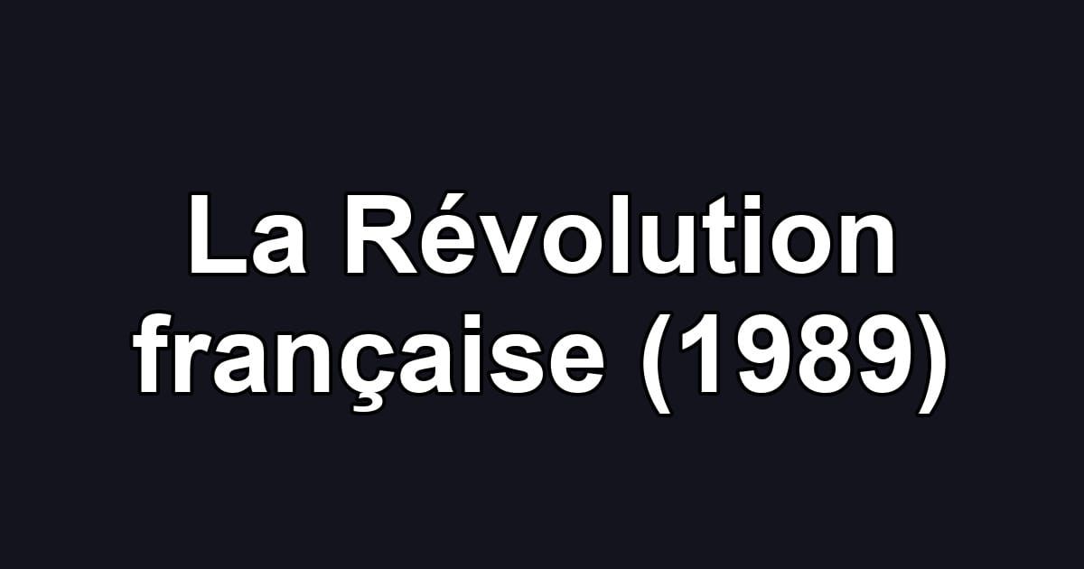 La Révolution française (1989)
