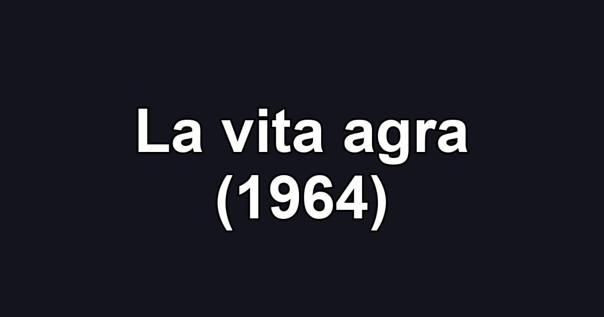 La vita agra (1964)