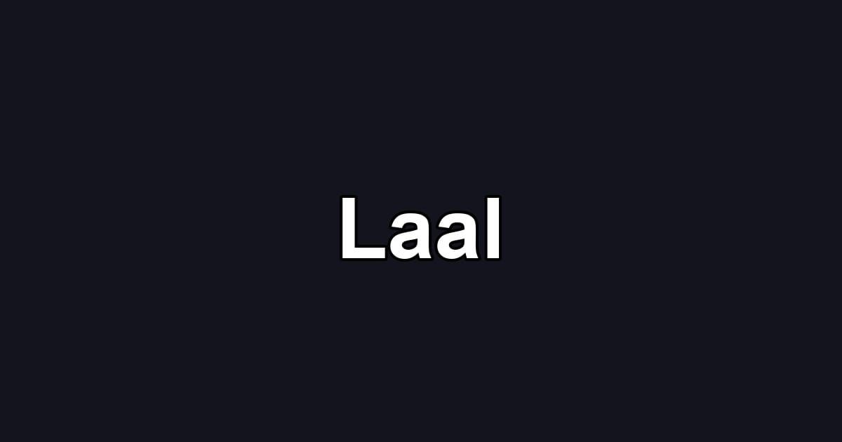 Laal