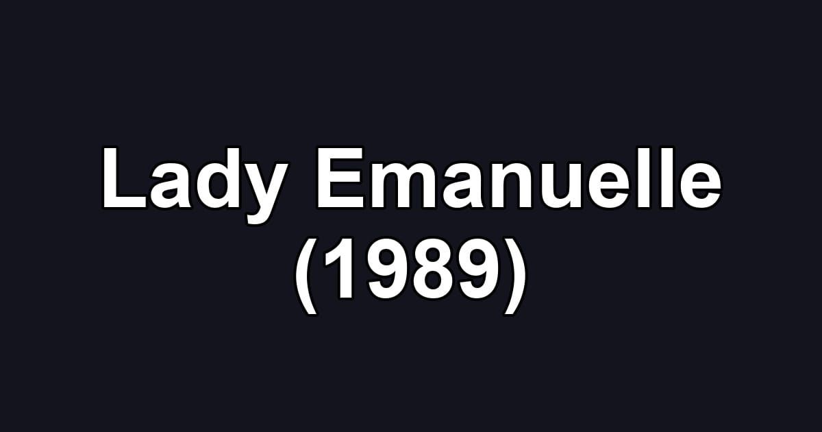 Lady Emanuelle (1989)