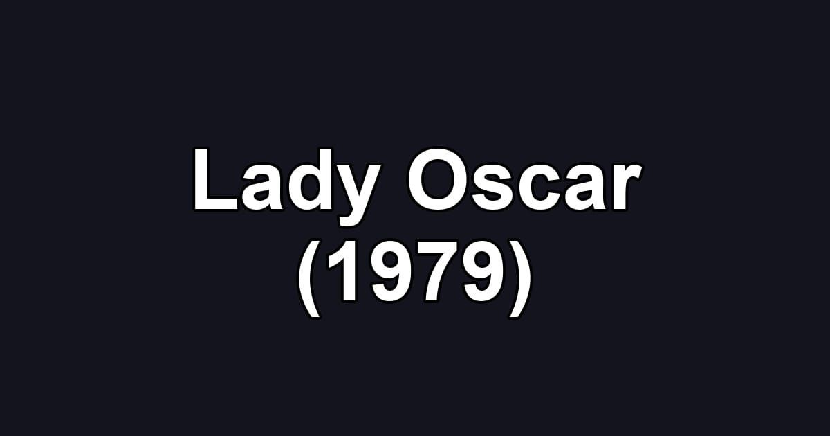 Lady Oscar (1979)
