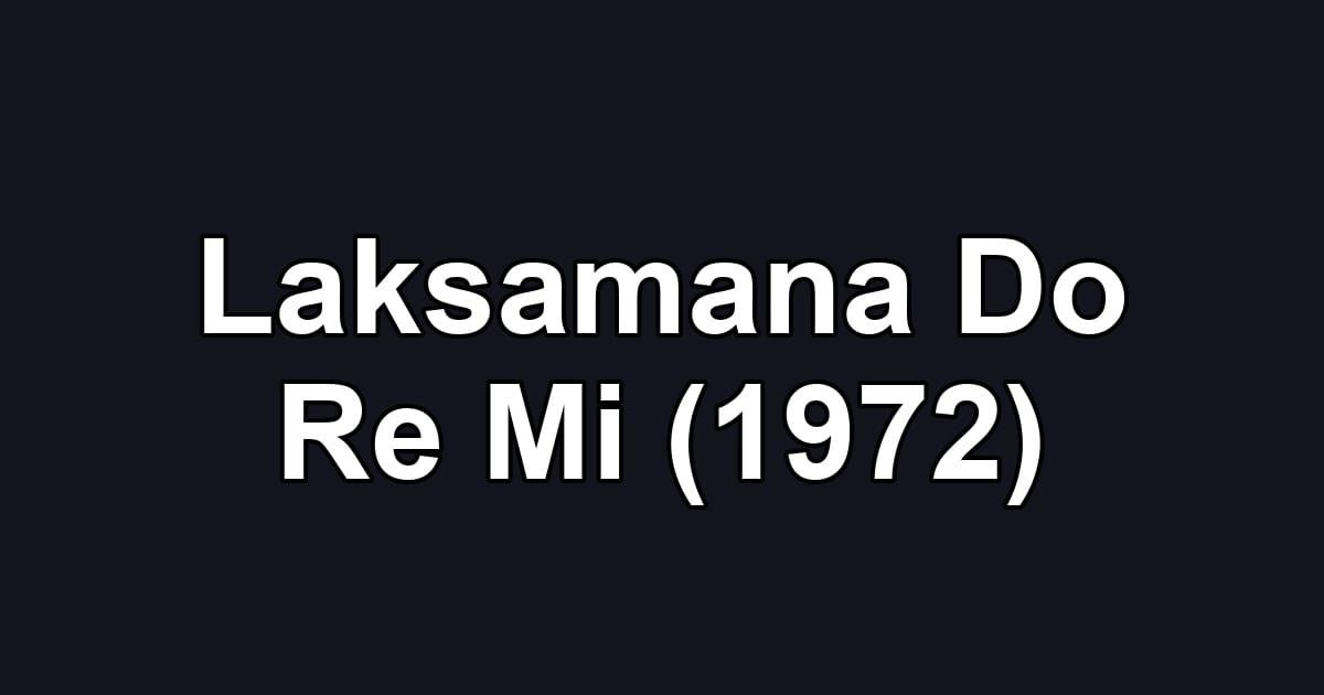 Laksamana Do Re Mi (1972)