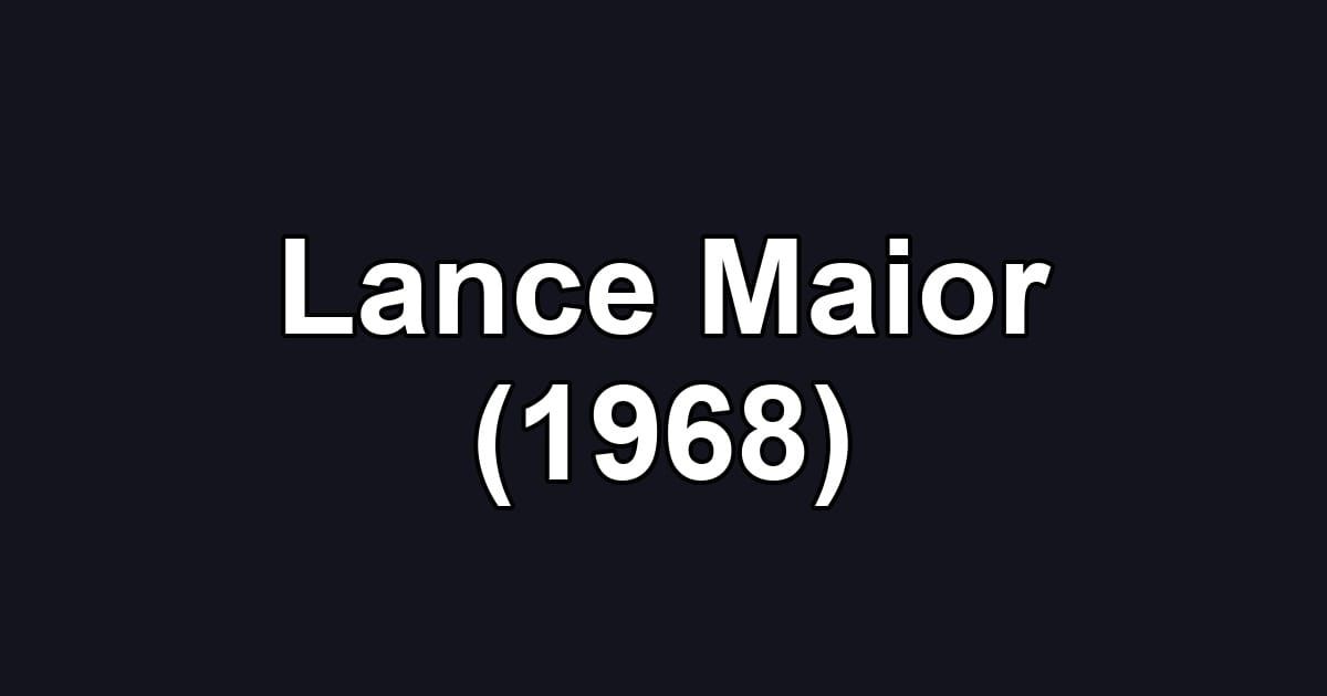 Lance Maior (1968)
