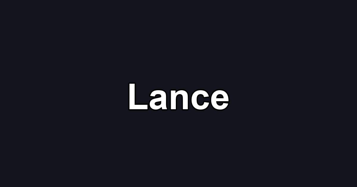 Lance
