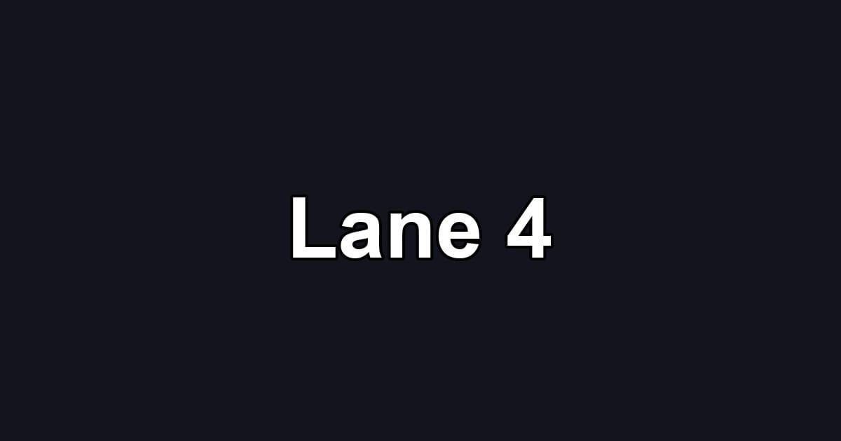 Lane 4