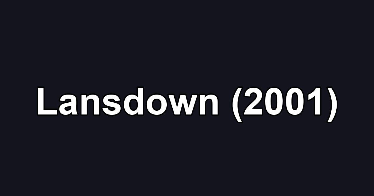 Lansdown (2001)